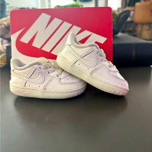 Nike AF1 crib shoes baby 3 soft bottom